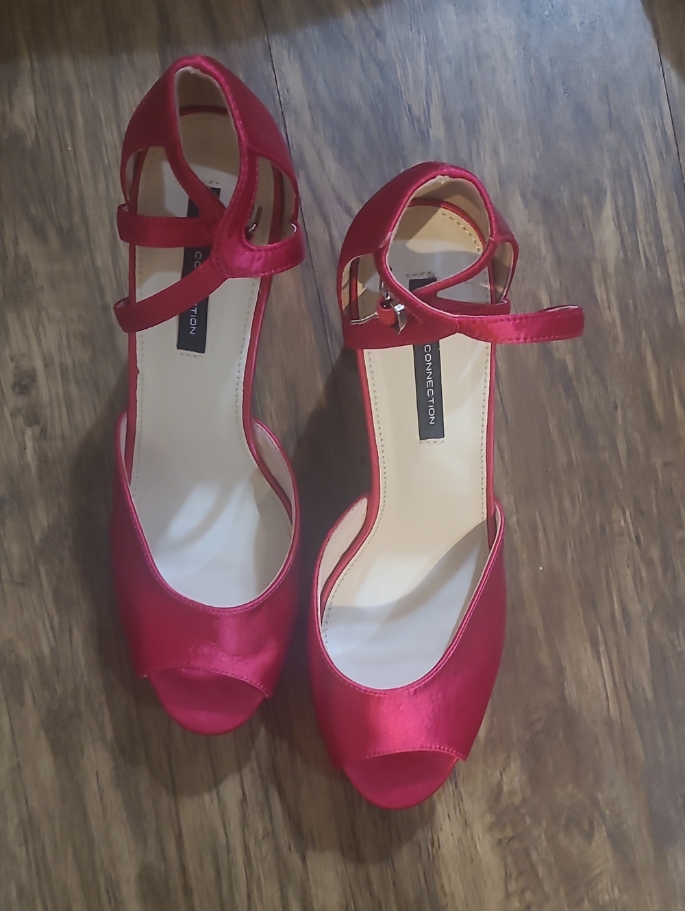 French Connection Pink Peek Toe Pump Heels 8.5